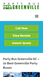 Mobile Screenshot of partybusgreenville.com